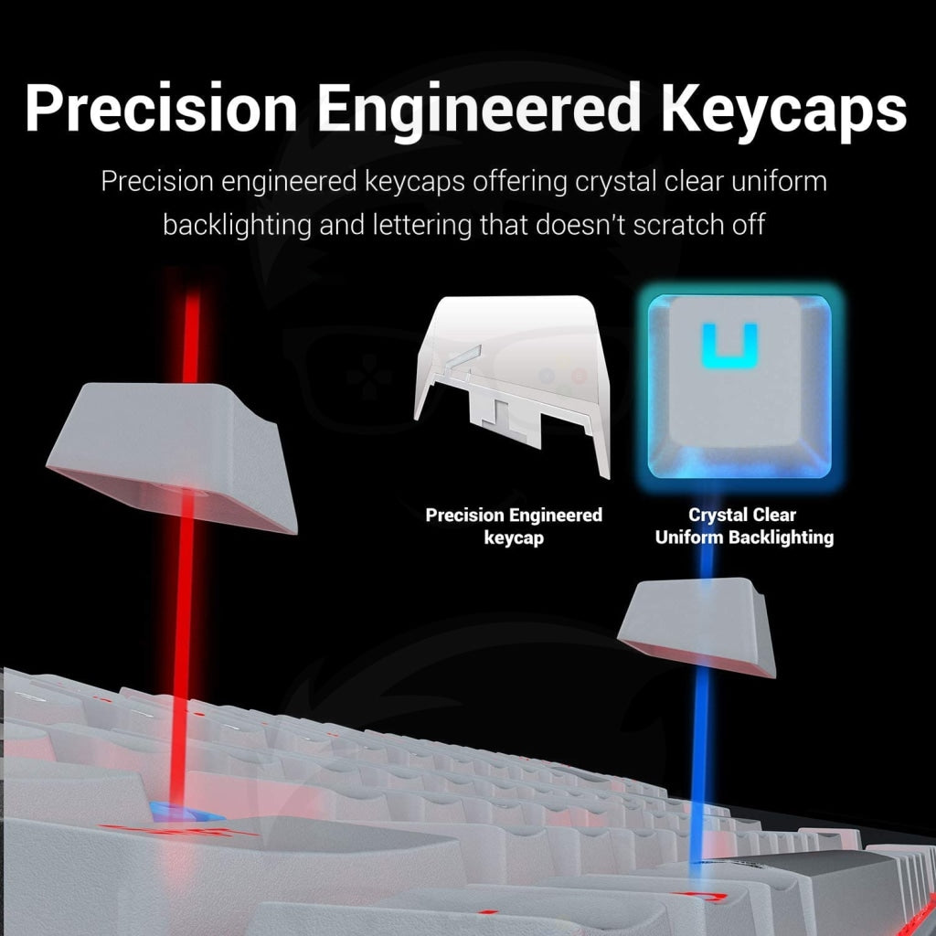 Redragon KUMARA K552 RGB White KEYBOARD Redragon KUMARA K552 RGB White KEYBOARD